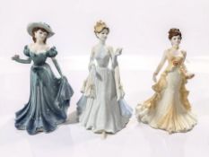 Three Coalport The Collingwood Collection figures : Beverly,