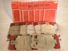 A group of vintage Ordnance Survey maps