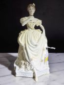 A Coalport porcelain figure 'English Rose Collection : 1995 Moonlight', No.