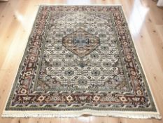 A Bidjar rug, West Iran, 251 cm x 174 cm.
