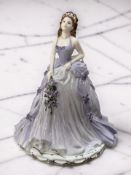 A Coalport porcelain figure 'English Rose Collection : Last in the Series, Lilac Time', No.