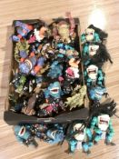 A collection of Shark* figures.