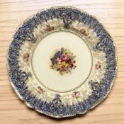 A Royal Worcester cabinet plate, pattern Z277,