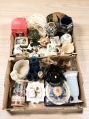 Assorted ceramics and figures, Royal Doulton Bunnykins china,