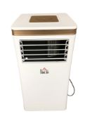 A Homcom portable air conditioner