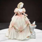 A Coalport porcelain figure 'English Rose Collection : 1994 English Elegance', No.