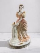 A Coalport porcelain figure 'English Rose Collection : 1997 Lady Sylvia', No.