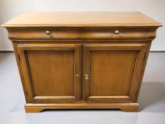 An Italian Selva reproduction sideboard, width 116 cm.