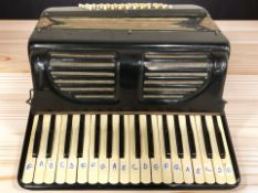 A vintage accordion.