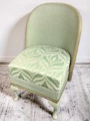 A loom occasional chair.