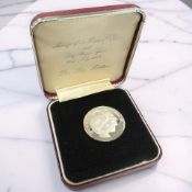 A pure silver medallion commemorating The Marriage of The Prince of Wales and Lady Diana Spencer 29