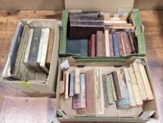 Antiquarian volumes including ornithology, shipping, joinery,