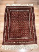 A Balouch rug, Afghanistan, 159 cm x 114 cm.