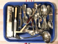 A collection of EPNS cutlery.