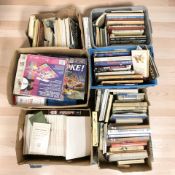 A quantity of board games, various books including ornithology, etc.