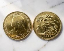 A Victorian gold half sovereign 1901