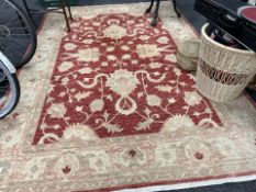 A Zeigler design rug, 270 cm x 192 cm.