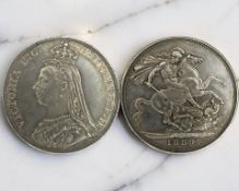 A Victorian Silver Crown 1889