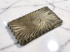 A silver purse, London 1897,