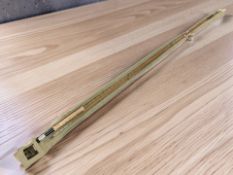 A Hardy's of Alnwick The Perfection Palokona two piece fishing rod, with cloth cover.