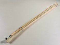 A Hardy's of Alnwick The Knockabout Palakona two piece fishing rod, with cloth cover.