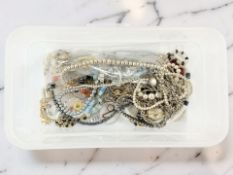 A small group of costume jewellery, lady's Montine wristwatch,