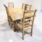 A Barker & Stonehouse Flagstone Collection rectangular dining table, 190 cm x 100 cm x 75 cm,