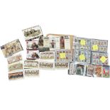 An interesting group of ephemera to include Victorian mounted gallery prints after Harry Payne from