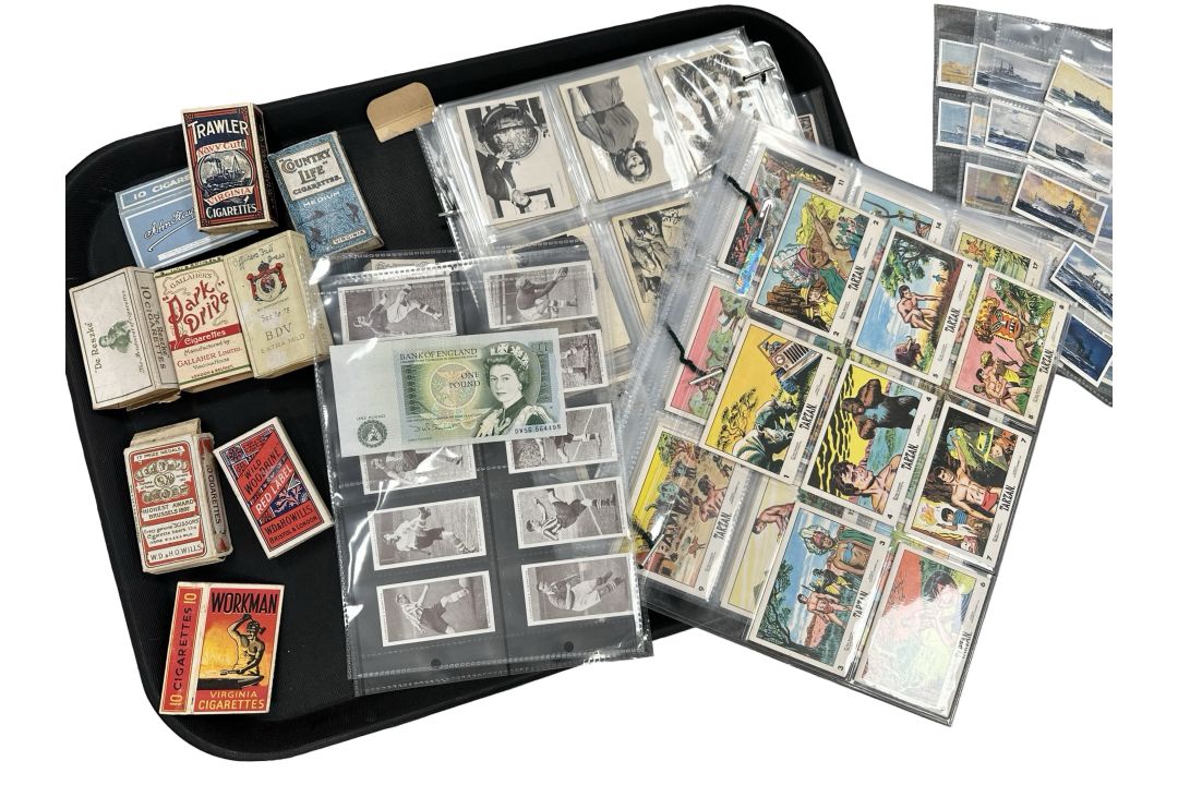 A large and interesting collection of ephemera : trade cards to include two full sets of 50 - Image 2 of 8