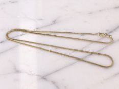 An 18ct yellow gold necklace, length 50 cm CONDITION REPORT: 5.