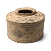 Indus Valley Terracotta Vessel with Snakes