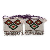 Zulu Woman's Glass Bead Panel Pair