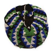 Zulu Man's Glass Bead Cap