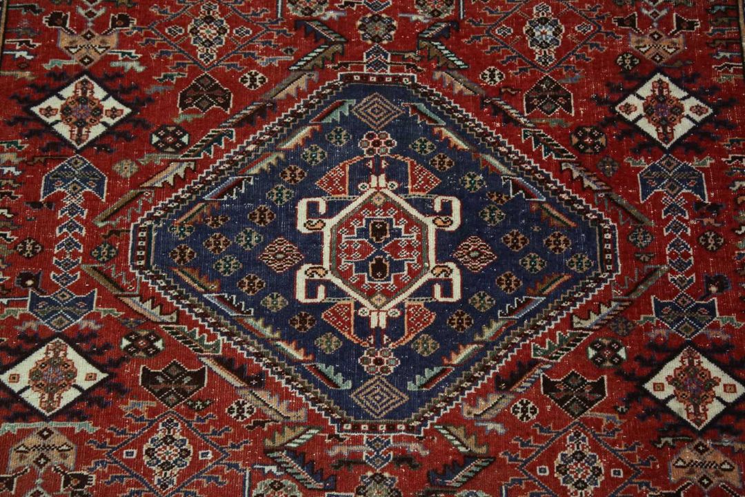 Persian Rug Patters A South-west Persian rug, early 20th century, the red field with an ...