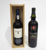 1995 Warre's Bottle Matured Late Bottled Vintage Port, in pine case. Taylor's Select Reserve