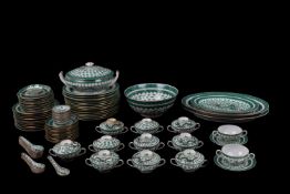 Porcelain service with dragons