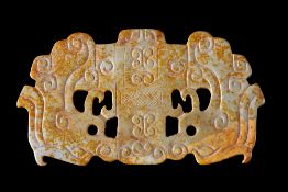 Openwork jade pendant
