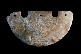 Jade mask pendant