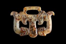 Openwork jade pendant