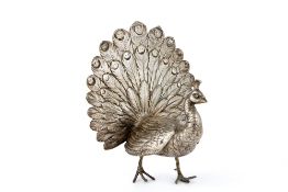 Silver Peacock