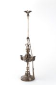 Florentine silver lamp