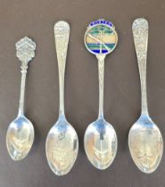 A silver Society of Miniature Rifle Clubs teaspoon, HM Sheffield 1921; a Rifle Practice teaspoon the