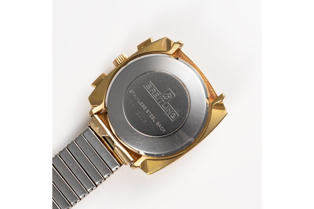 A GENTLEMAN'S SIZE GOLD PLATED BREITLING TOP TIME CHRONOGRAPH WRIST WATCH CIRCA 1960s, REF. 2009 - Image 8 of 8