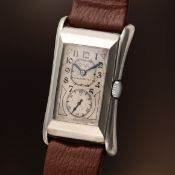 AN EXTREMELY RARE GENTLEMAN'S SIZE PLATINUM ROLEX PRINCE 