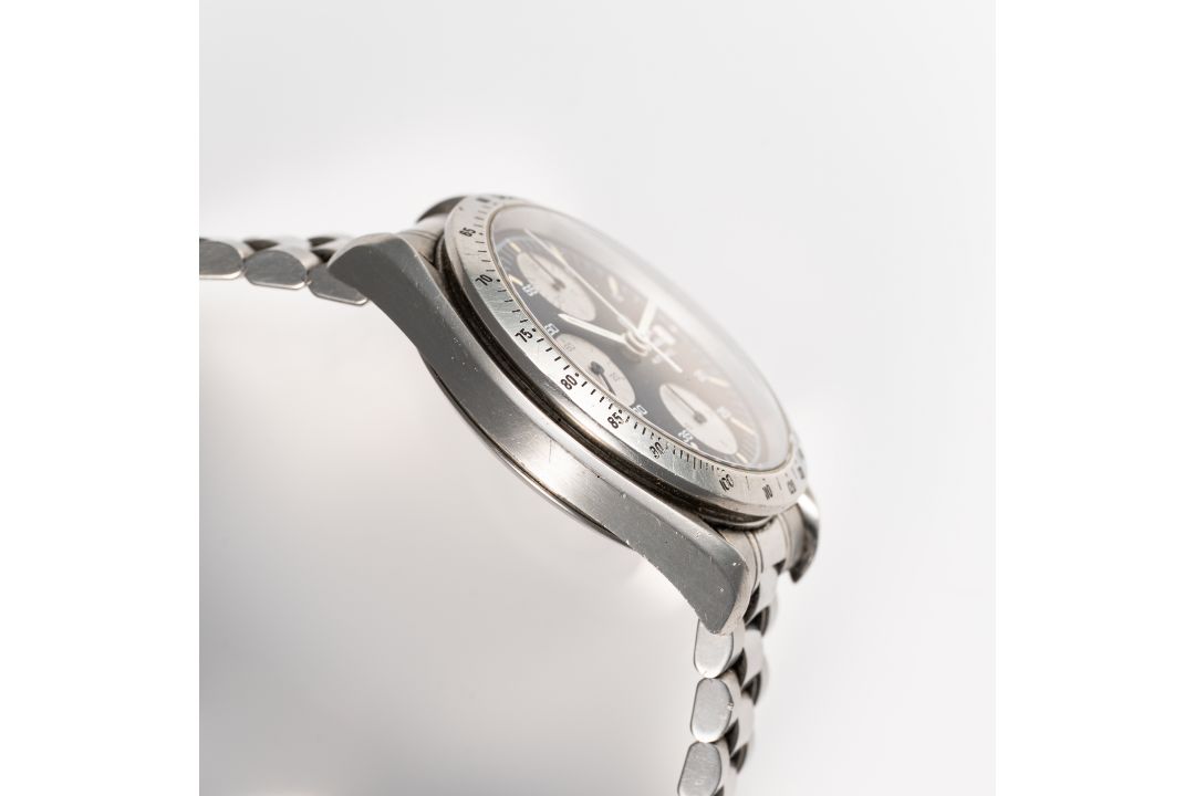 A GENTLEMAN'S SIZE STAINLESS STEEL OMEGA SPEEDMASTER AUTOMATIC CHRONOGRAPH BRACELET WATCH CIRCA - Image 6 of 8
