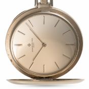 A FINE GENTLEMAN'S SIZE 18K SOLID WHITE GOLD VACHERON CONSTANTIN FULL HUNTER POCKET WATCH CIRCA