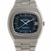 A GENTLEMAN'S SIZE STAINLESS STEEL JAEGER LECOULTRE MASTER QUARTZ BRACELET WATCH CIRCA 1972, REF.