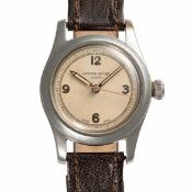 A GENTLEMAN'S MIDSIZE STAINLESS STEEL ROLEX OYSTER SPORT AQUA WRIST WATCH CIRCA 1943, REF. 3136