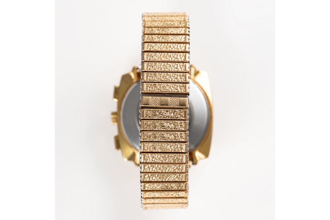 A GENTLEMAN'S SIZE GOLD PLATED BREITLING TOP TIME CHRONOGRAPH WRIST WATCH CIRCA 1960s, REF. 2009 - Image 7 of 8