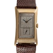 A GENTLEMAN'S SIZE 9CT SOLID GOLD ROLEX PRINCE 